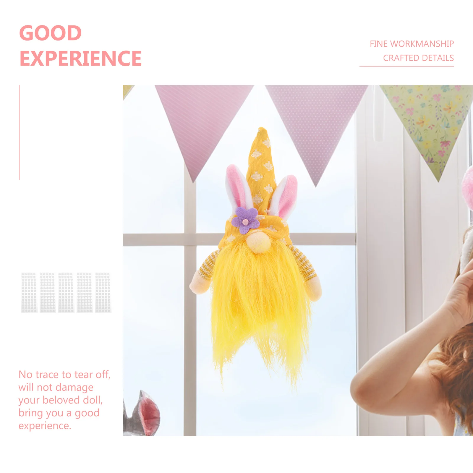 Double Sided Adhesive Stickers No Trace Sticky Tapes For Fixing Crafts Transparent Removable Tape Stickers Waterproof