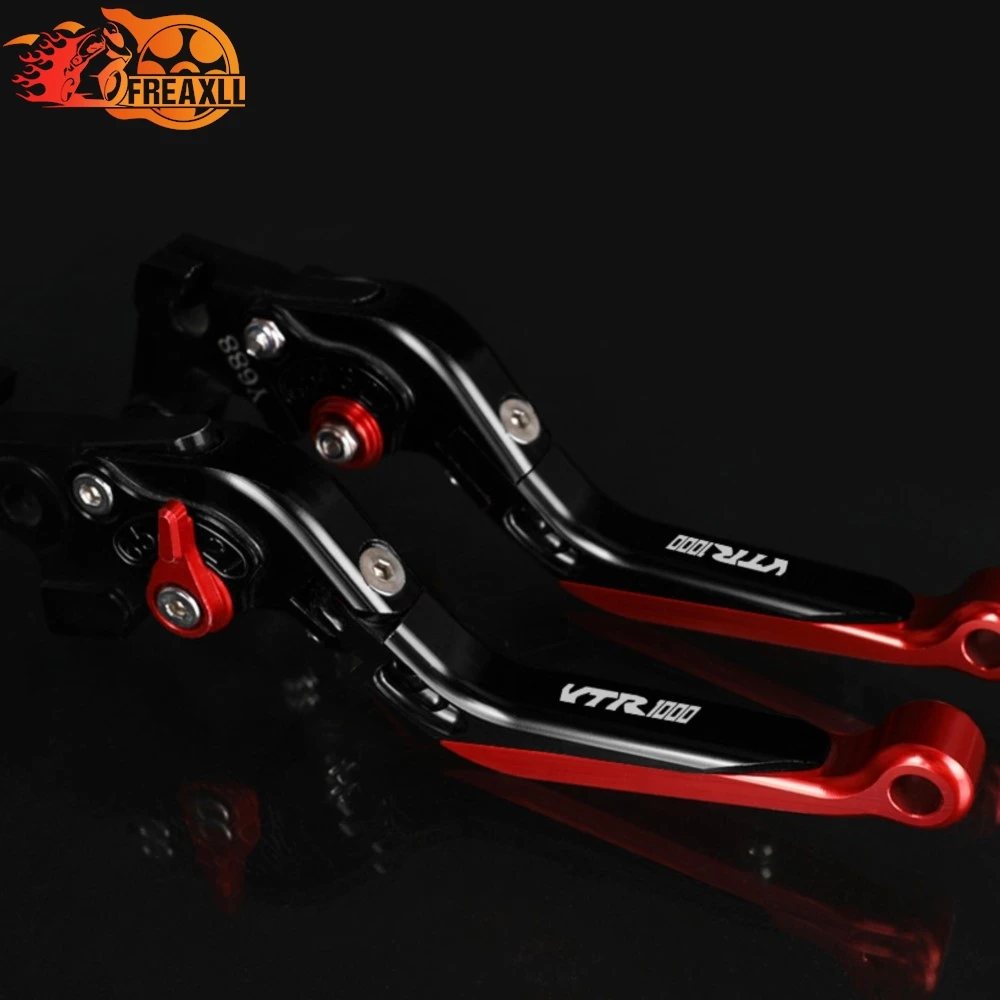 

Motorcycle VTR1000 F 1998 1999 2000 2001 2002 2003 2004 2005 Adjustable Folding Brake Clutch Levers For HONDA VTR1000F FIRESTORM