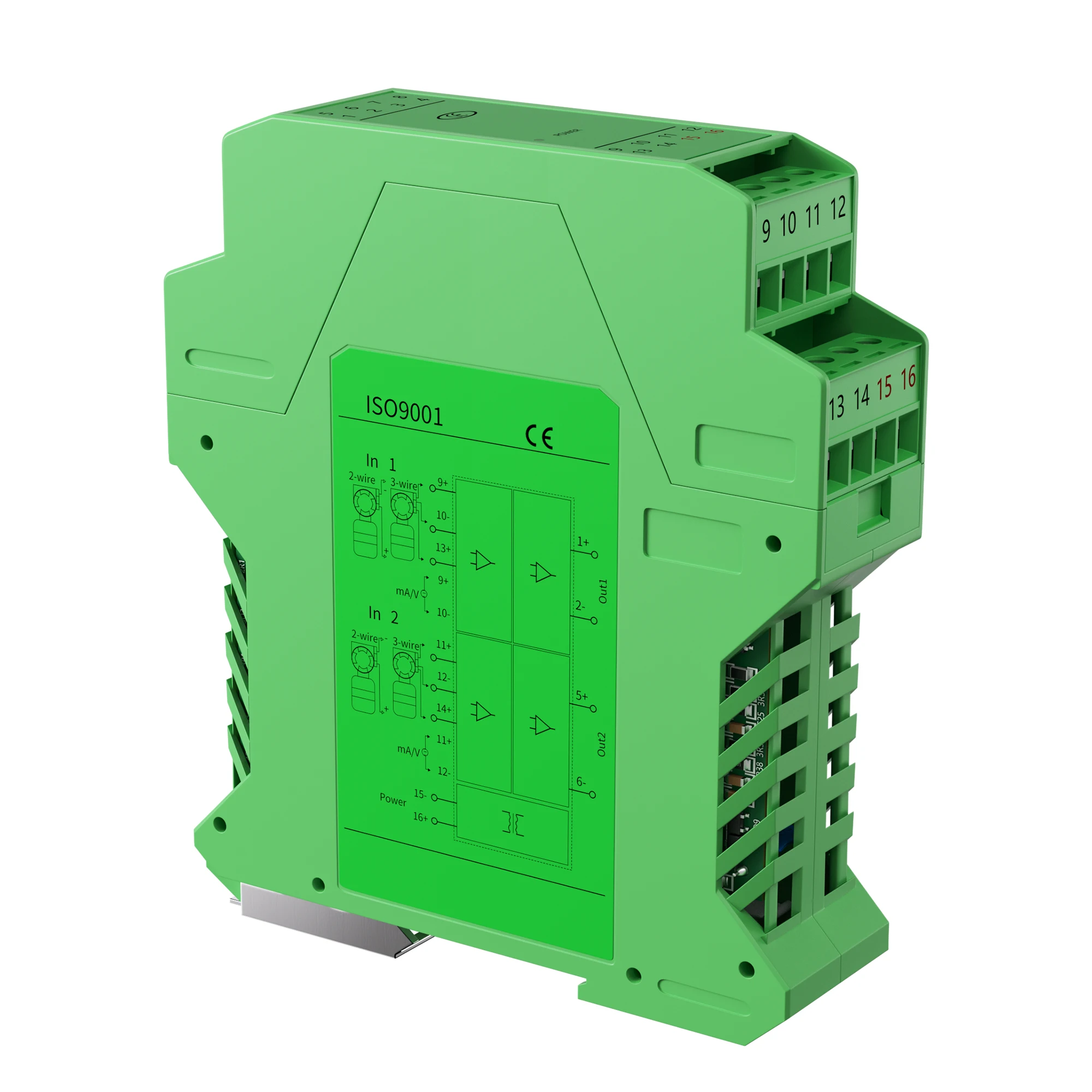 4-20mA to 0-10V Signal Isolator 1 In 1 Out 1 In 2 Out 1 In 3 Out 1 In 4 Out Analog Signal Isolator 0-10V 0-5V Signal Transmitter