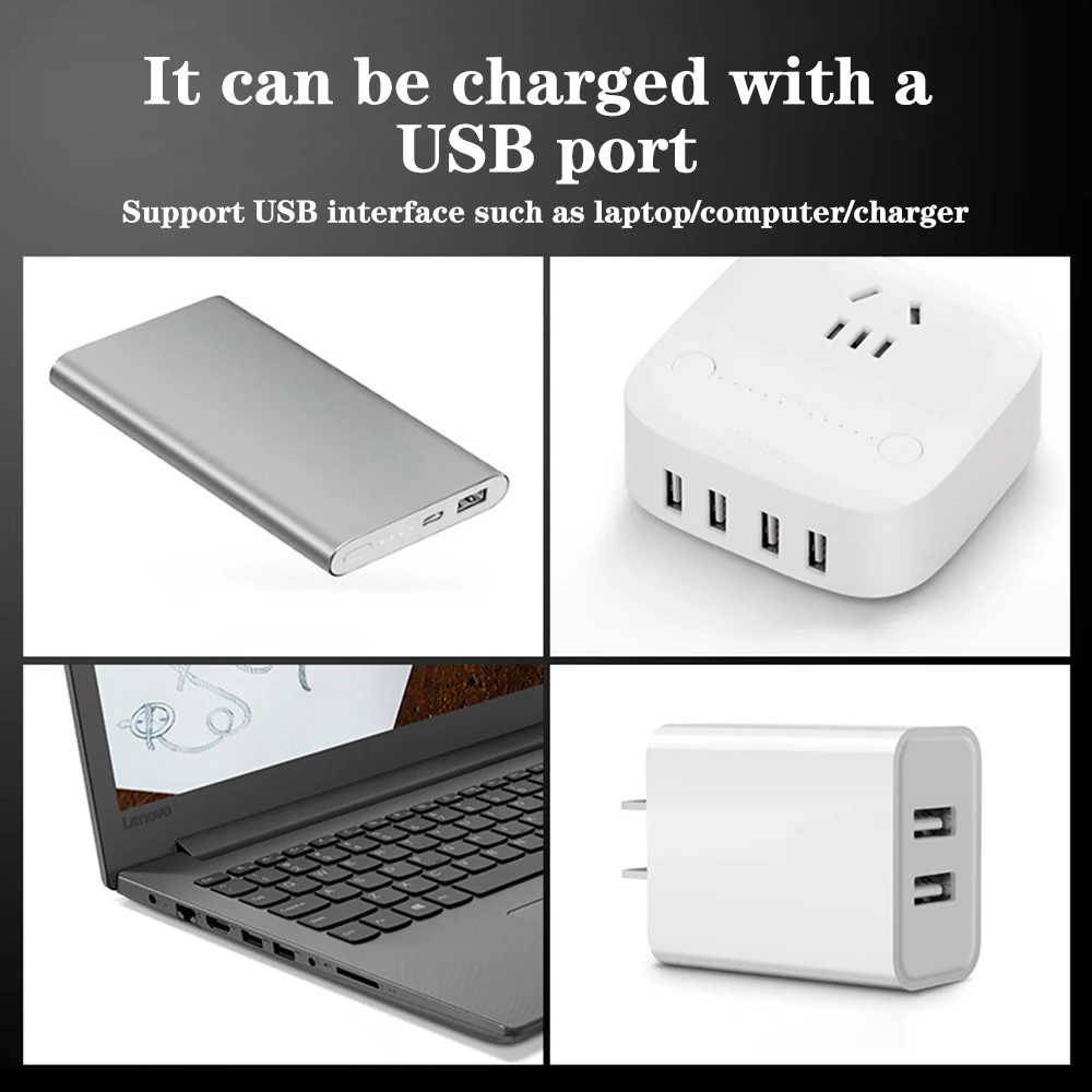 Battery Charger Fit for Lithium Battery 21700/26650/18650/16340 Battery Charging USB Single Slot Battery Charger