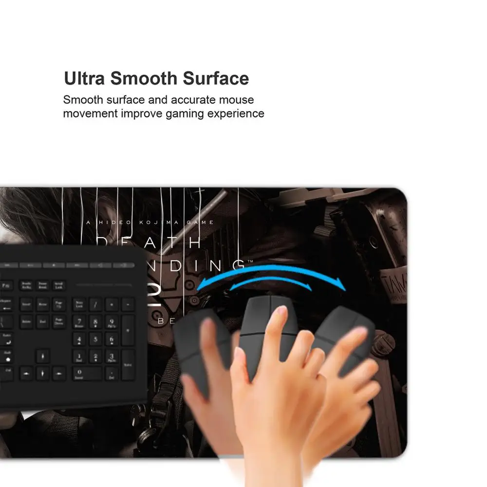Death Stranding Mousepad INS Tide Large Cartoon Anime Gaming Mouse Pad Keyboard Mouse Mats Desk Mat Accessories