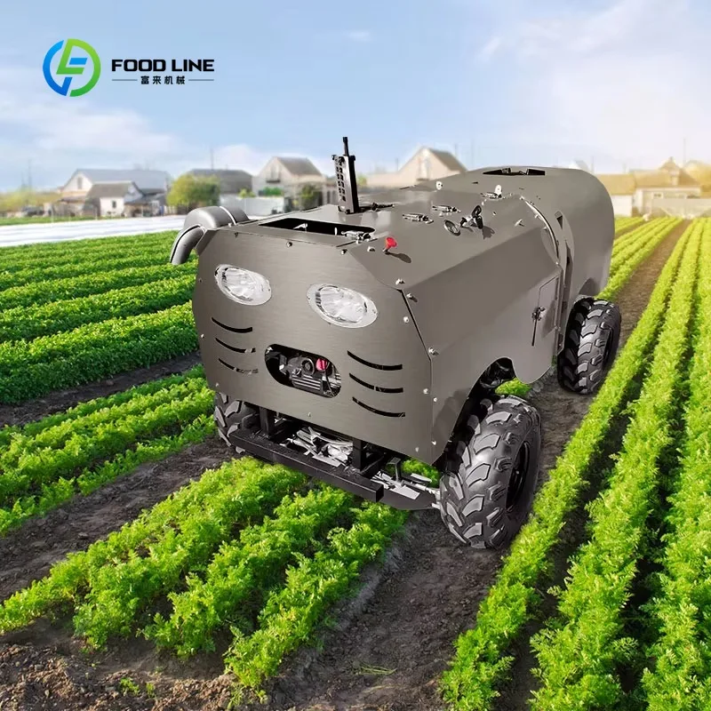 Customized High Efficient Radio Controlled Diesel Engine Automatic Farm Orchard Wheeled Agricultural Sprayer Robot