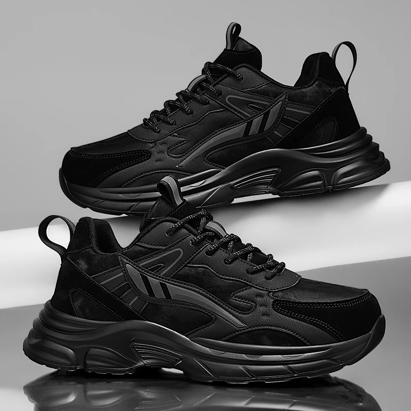 

Men's high quality light plus size casual sneakers Four seasons soft sole outdoor running shoes fashion breathable sports shoes