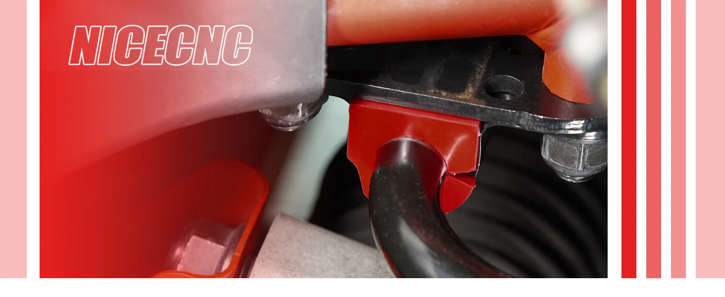 NICECNC für Can-Am Maverick X3 2017–2024 UTV Vordere und Hintere Stabilisatorbuchsen für Can Am X3 R RR Turbo Max Turbo Anti-Roll-Bar-Kit – Detail 4
