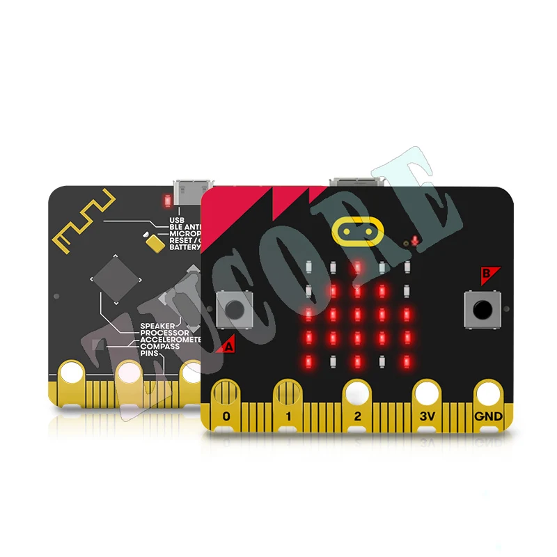 Placa principal Microbit micro: bit V2, placa de expansión de desarrollo, robot programable, kit de aprendizaje para niños