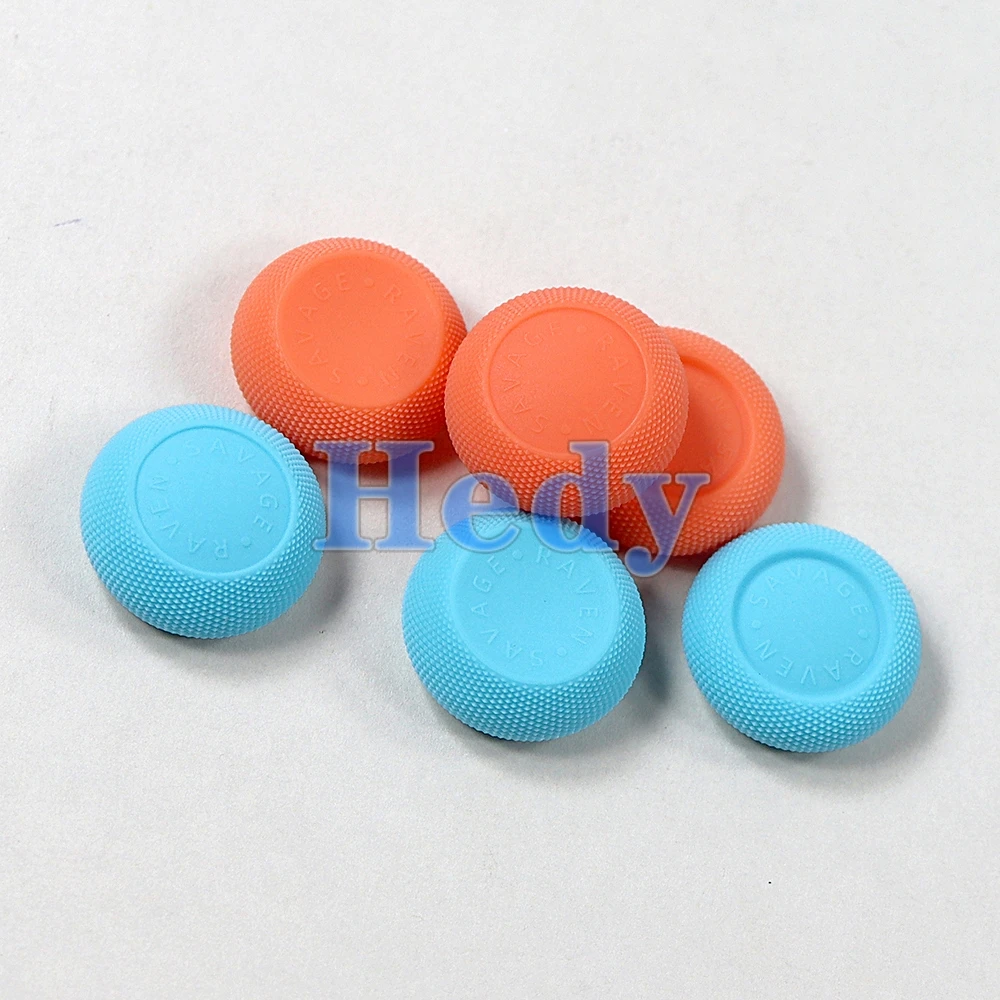 10 комплектов 6in1 Savage Raven для черепа, крышка джойстика, набор ручек для большого пальца, чехол для джойстика для Nintendo Switch 2 Joy Con JoyCon