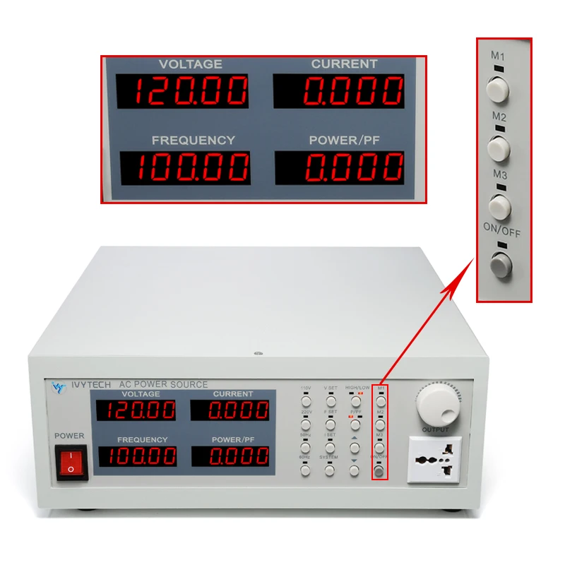 APS4000B 700VA Five Digital AC Power Souce Single Phase Storage Variable Frequency Ac Dc Regulated Power Supply