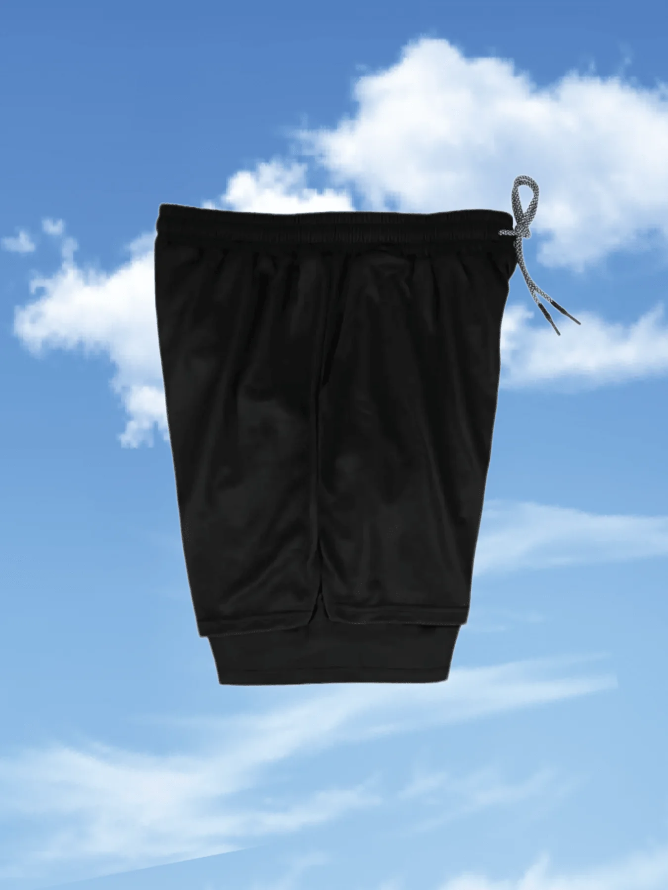 

Men Regular Fit Sports Shorts With Drawstring Waist