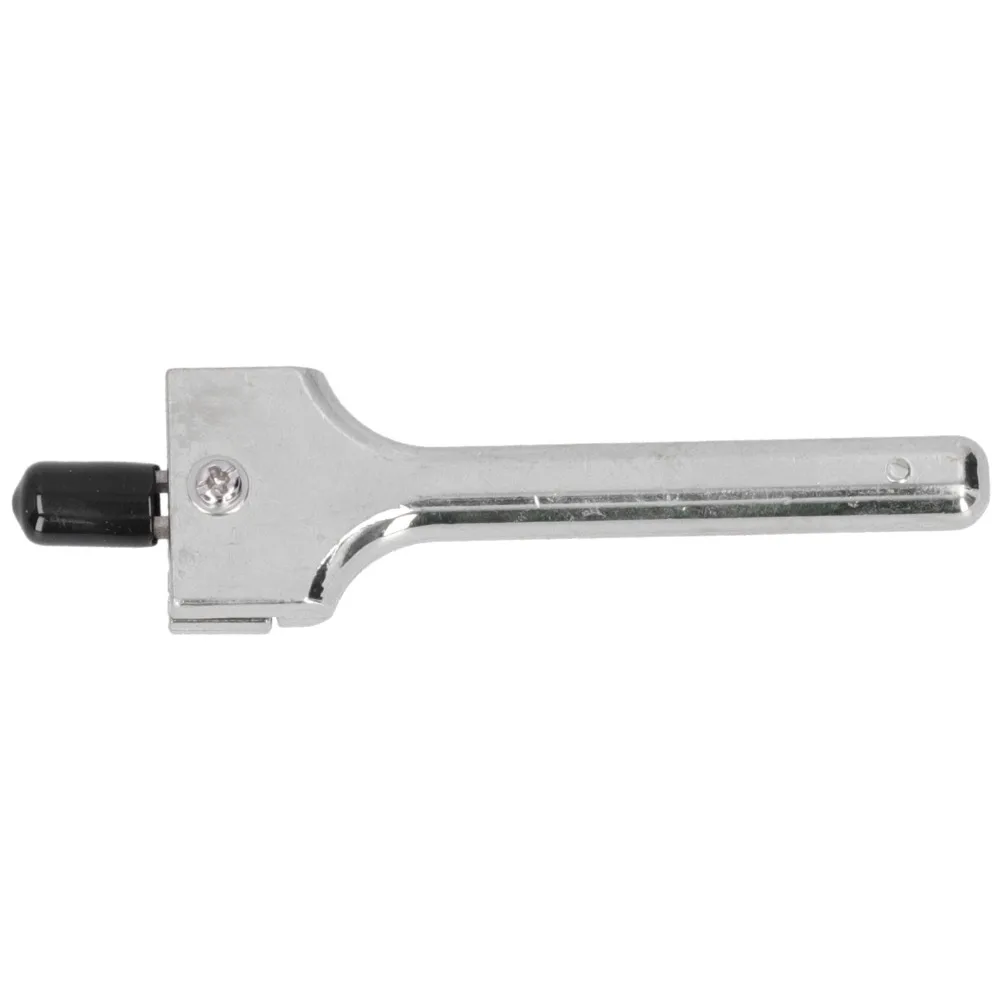 Stainless Steel Leather Hole Punch 2 Prong Fork Ergonomic Handle Fork Puncher Tool Adjustable Design Magnetic Button Installer