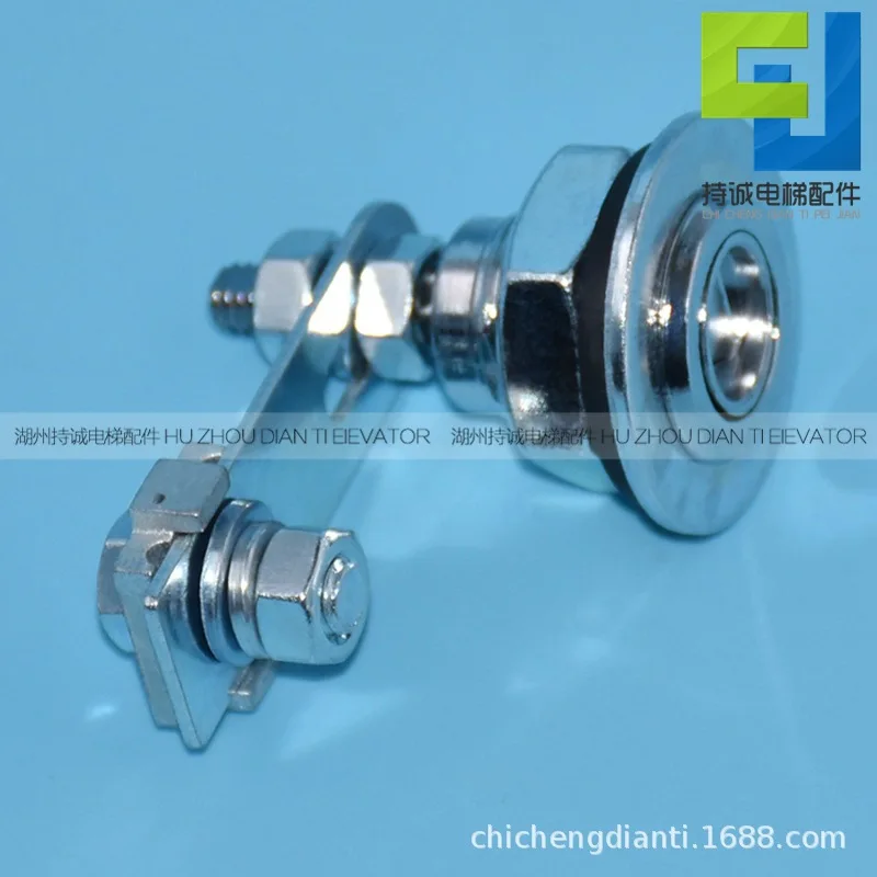 5 قطعة قفل مثلث لباب الأرض من Ouling ، سلك باب قاعة المصعد حبل 161 قفل الباب مع ملحقات مفتاح جهاز فتح الحبل #3