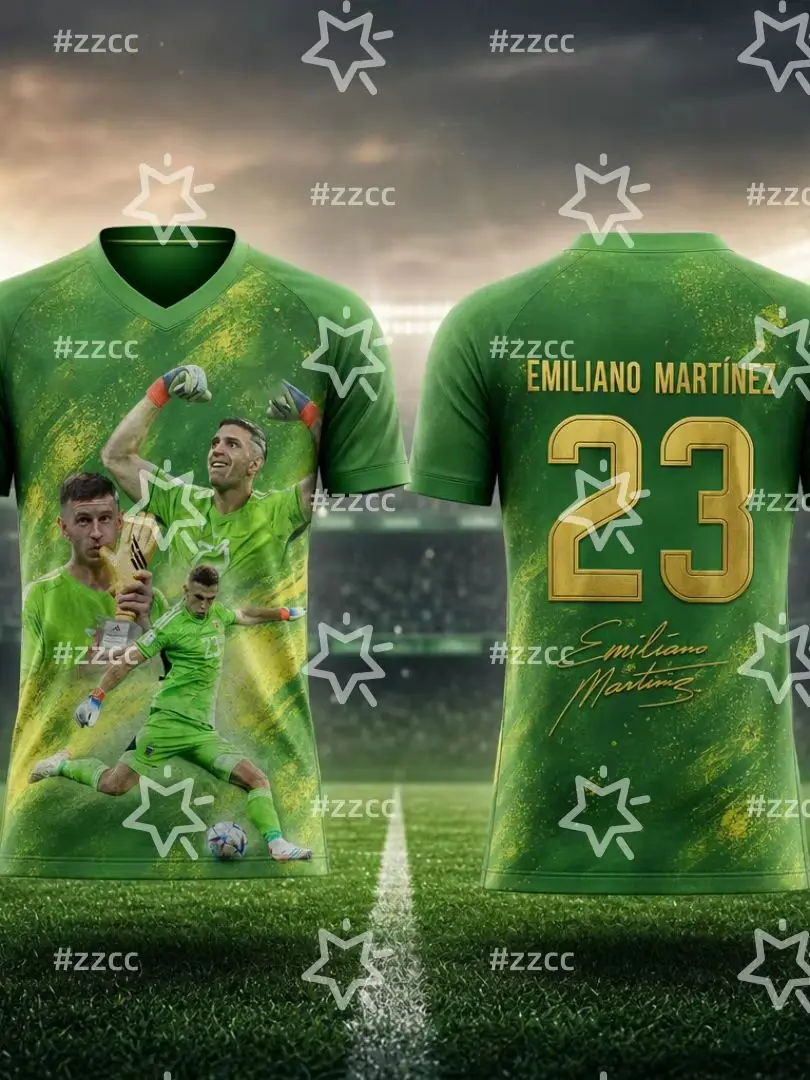 AliExpress NONE 2026 Emiliano Martínez Goalkeeper Jersey Argentine Football Jersey Summer Sports Men's T-Shirt Kid's Clothing Cycling Jersey ﻿