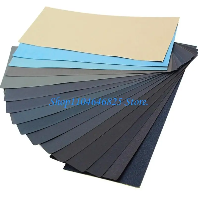 Versatile 9x3.6 Inch Abrasive Sandpaper 5 Sheets Silicon For Crafts Electronics Metal Polish