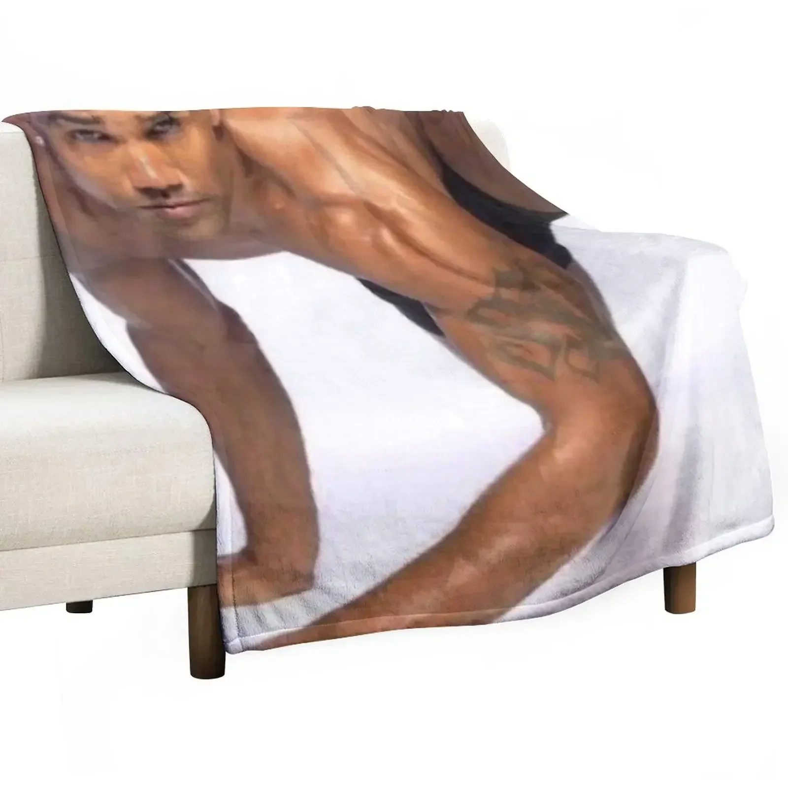 Shemar Moore Throw Blanket Designers Camping Warm Blankets