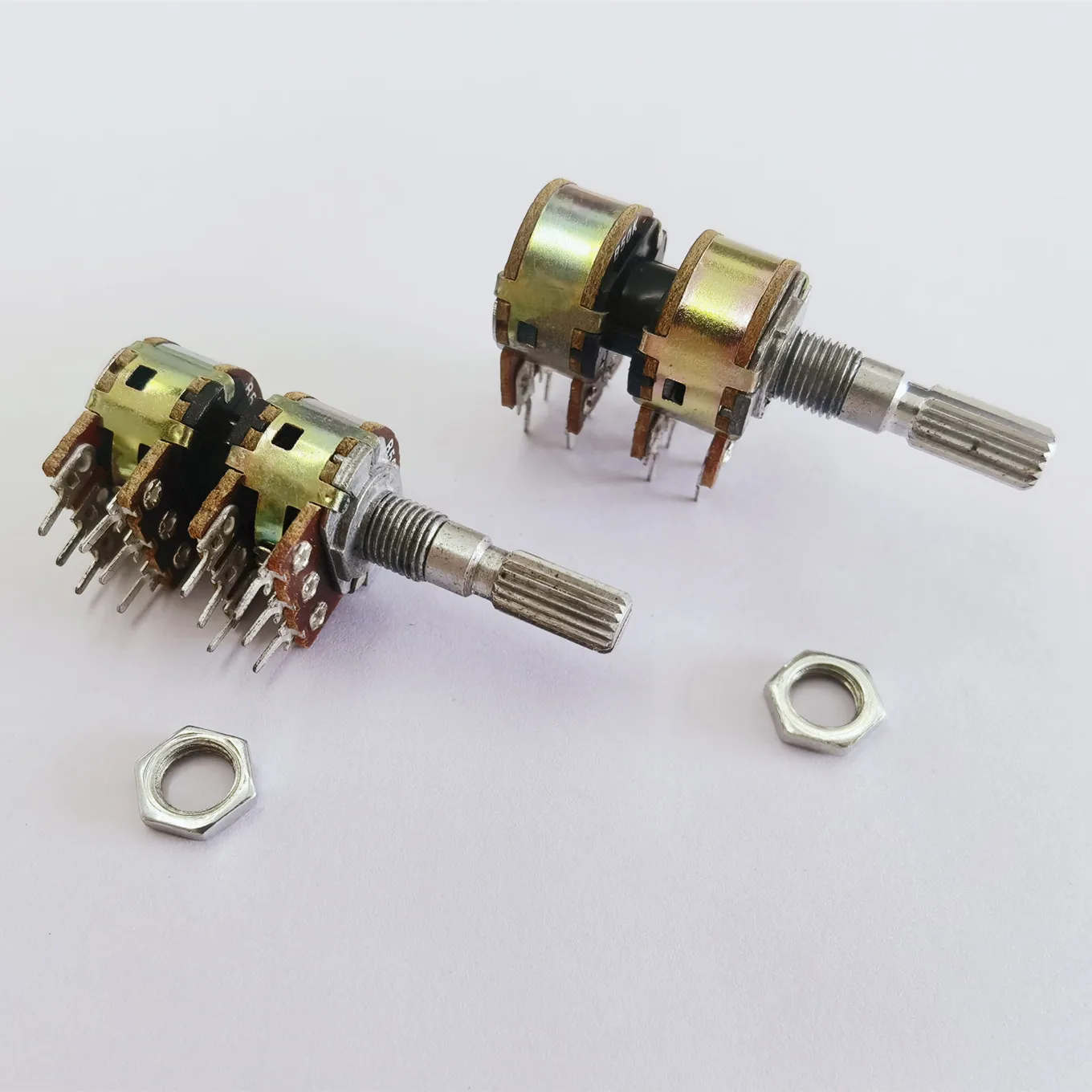 Original New 100% WH148 quad potentiometer B50K volume amplifier potentiometer 12pin 50K (SWITCH)