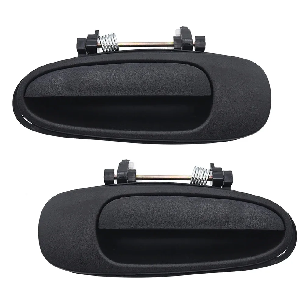 2 Pcs Black For TOYOTA COROLLA 1993-1997 Car Exterior Outside Outer Door Handle Front Rear Left Right 69220-12160, 69210-12160