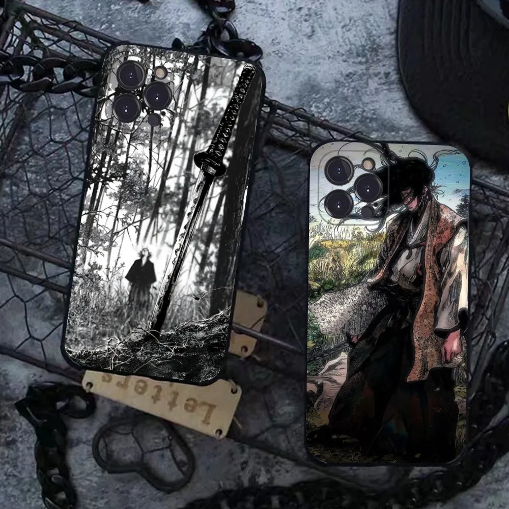 Manga M-Miyamoto M-Musashi Vagabond Phone Case For IPhone 16 15 8 7 6 6S Plus X SE XR XS 14 11 12 13 Mini Pro Max Mobile Case