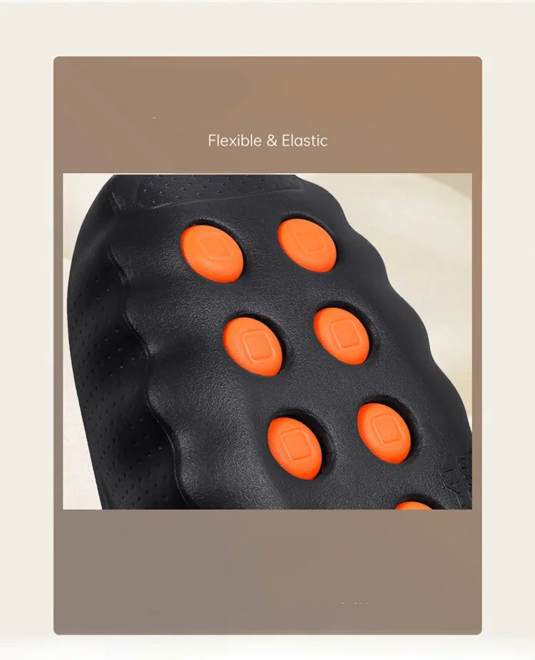 Herren-Massage-Slipper für drinnen und draußen, bequeme weiche Badesandalen, Clogs, Freizeitschuhe für Herren und Damen, Hausschuhe für den Sommer – Detail 5