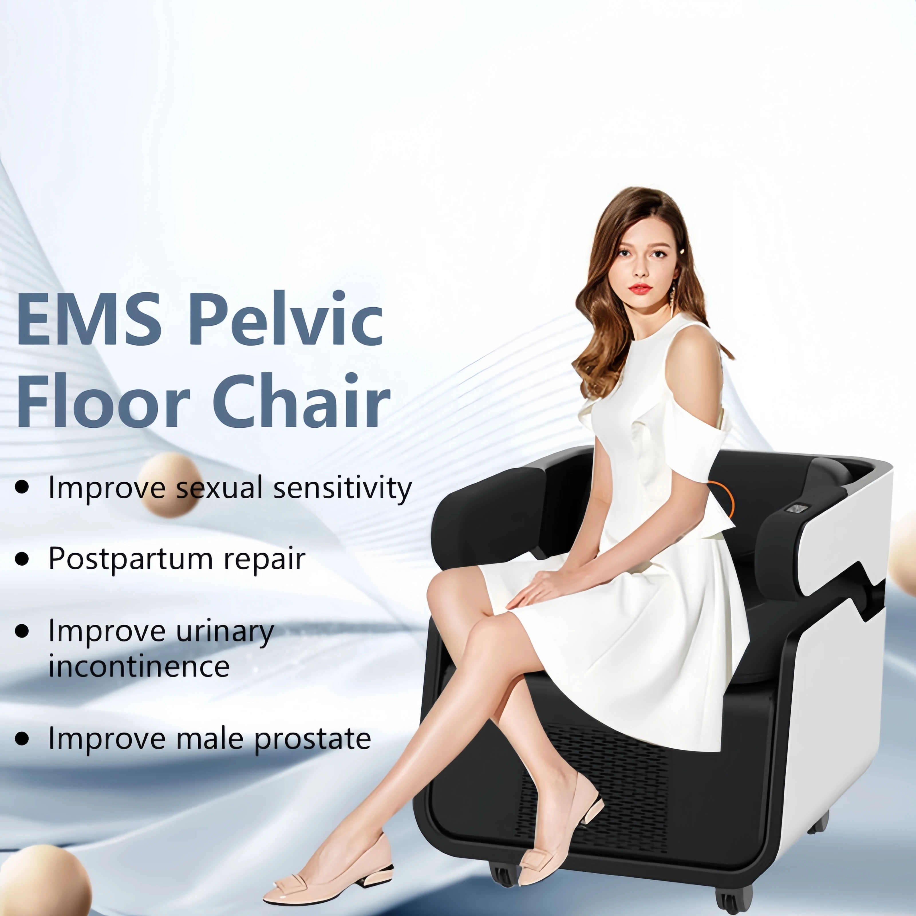 

Послеродовой стимулятор мышц Ems Chair, машина для электромагнитной реабилитации, омоложение кожи для тазового дна