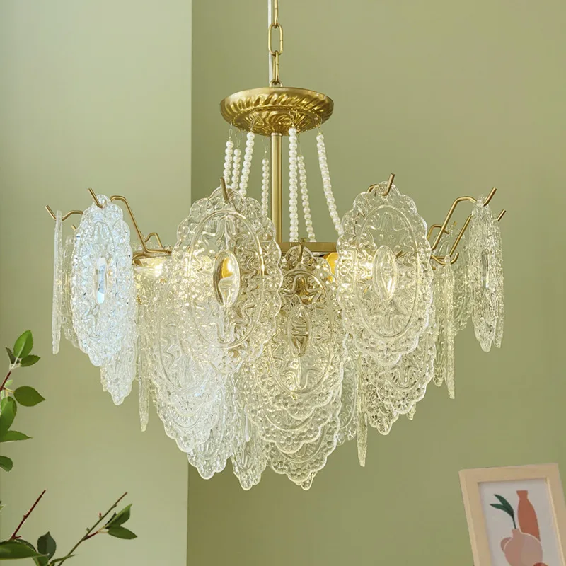 Creative Arts Fashion Main Light Room Bedroom Lace Water