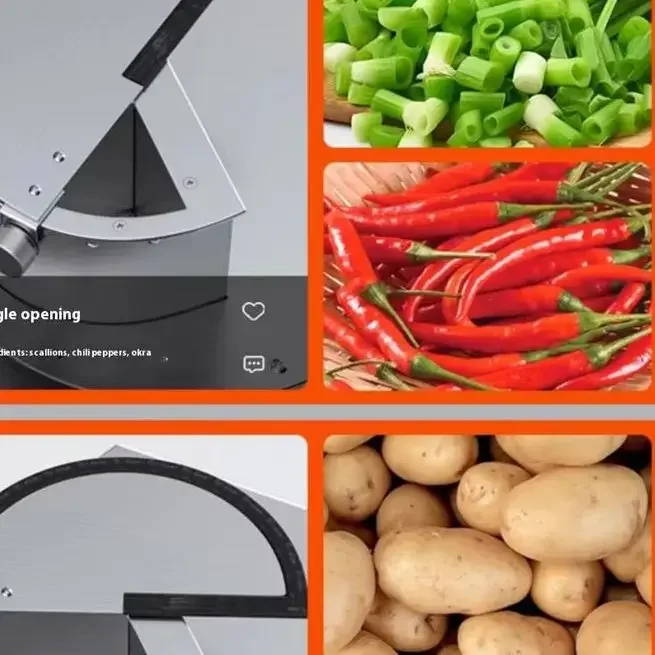 Electric Fruit Vegetable Slicer Multi Functional Vegetable Cutting Machine
