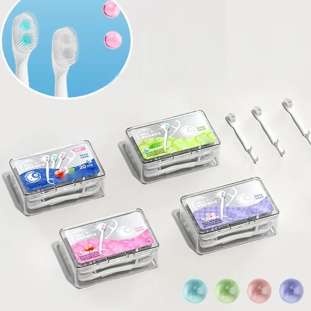 مع حبة منعشة فرشاة أسنان صغيرة للسفر العناية بصحة الفم فرشاة أسنان محمولة مسبقة الصقحة نكهة الخوخ للسفر #1