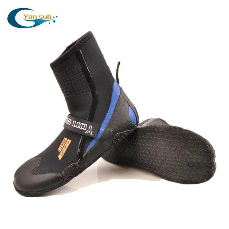 5MM Men Split Toe Design Surfing and Water Skiing Shoes Women High Tube Waterproof Diving Boots Anti-slip Drifting Shoes