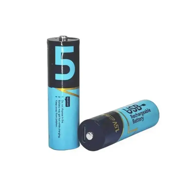 12 قطعة 1.5 فولت AA بطارية قابلة للشحن 2200mWh بطارية مع كابل شحن TYPE-C مناسبة للتحكم عن بعد اللعب #3