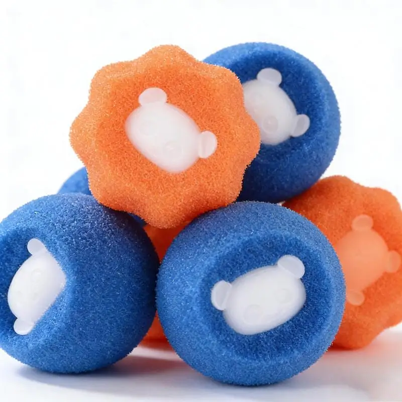 13 Bolas para la limpieza de ropa y la eliminación de pelos de mascotas. Bolas reutilizables para la lavadora y la secadora, que recogen los pelusillos y evitan obstrucciones. Ideales para la limpieza de ropa y para el