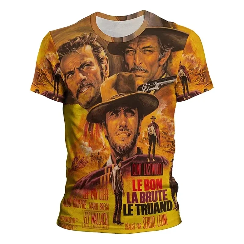 

Vintage T-shirt, Men's and Women's Short-sleeved Crew Neck, Streetwear 3D Printing, Fashion