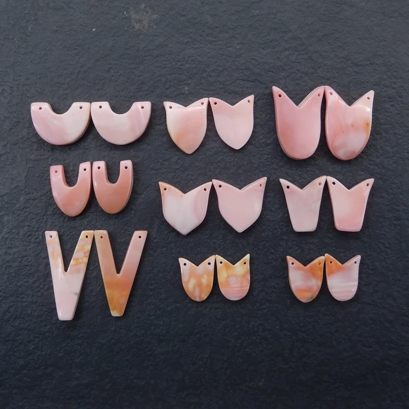 

Pink Shell Assorted Shape Pendant, Blush Peach-Hued Shell, Jewelry Components for Crafting