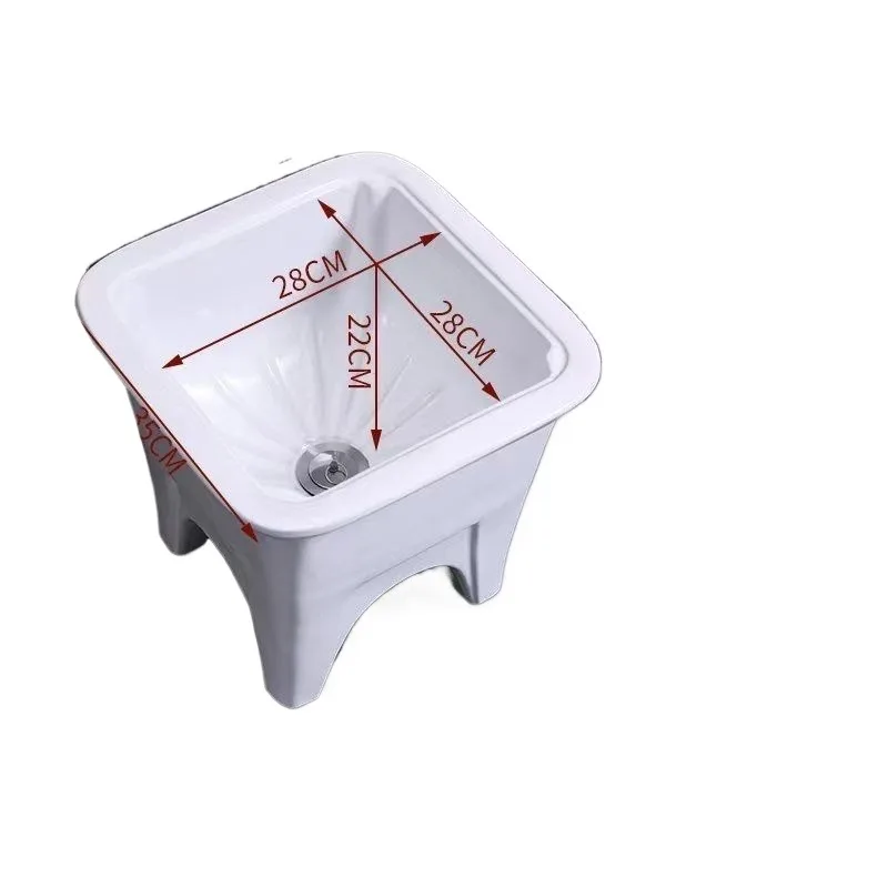 Household ceramic balcony mop pool, high foot large outdoor bathroom, suitable for rectangular mop pool, special offer