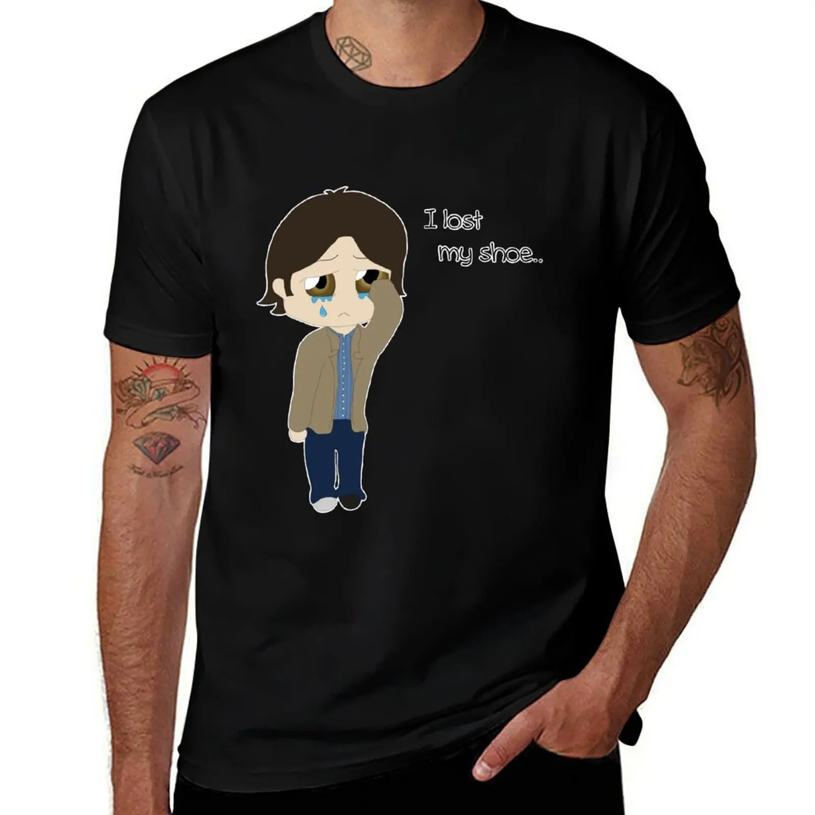 

I lost my shoe T-Shirt t shirts with prints t shirt man plain