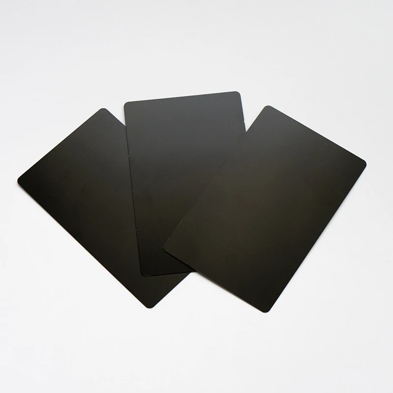 50Pcs 100Pcs CNC Laser Engraving Blanks 86*54mm Aluminum Blank Metal Name Card DIY Card for CNC Engraving, Laser Crafting