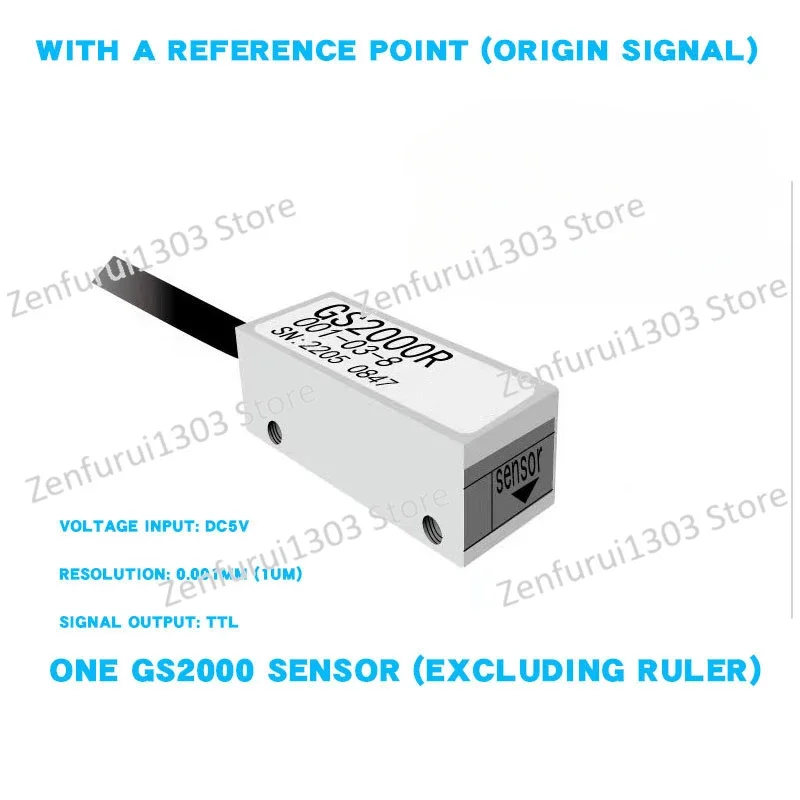 Linear scale magnetic grating ruler with origin reference point CNC  displacement sensor machine tool digital display