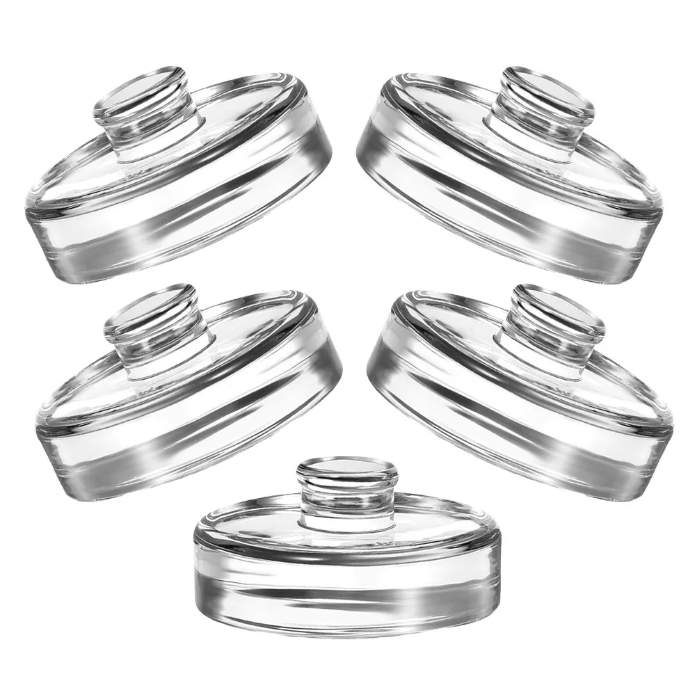 5Pcs 230G Glass Fermentation Weights Soda Lime Transparent for Jar Fermenting Sauerkraut Kimchi Pickles Airtight