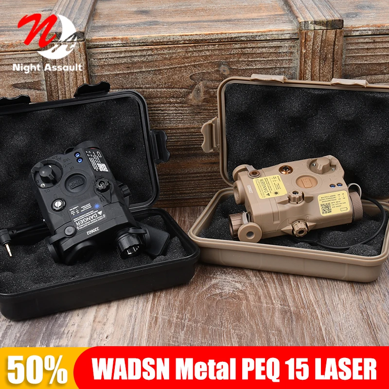 New Upgraded PEQ 15 Laser Red Green Blue Laser IR Fill Light Hunting Scout Light M600 Tactical Flashlight with Control Switch