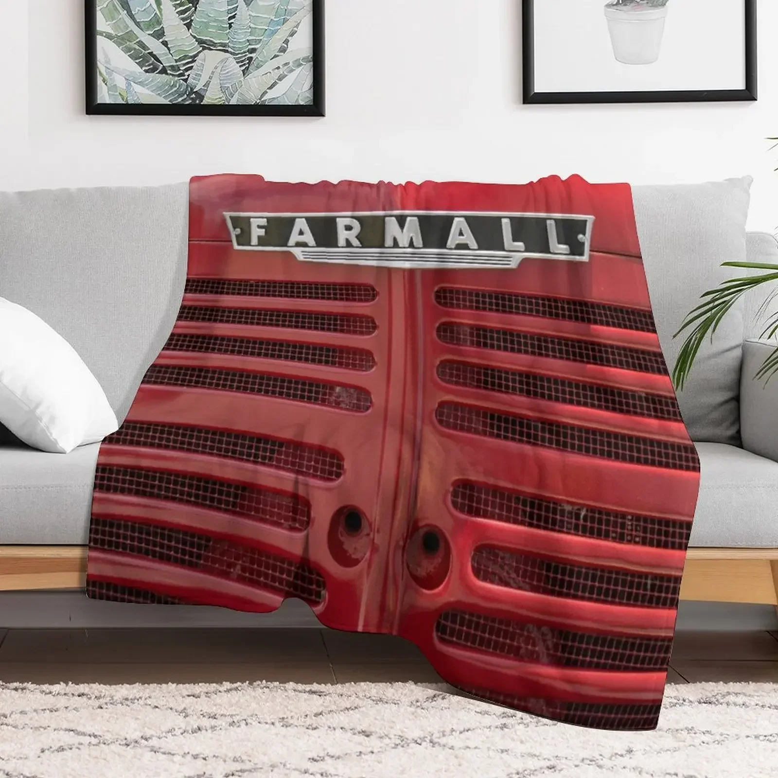 Streamlined Farmall Grill Throw Blanket Weighted Decoratives valentine gift ideas Blankets For Sofas Blankets