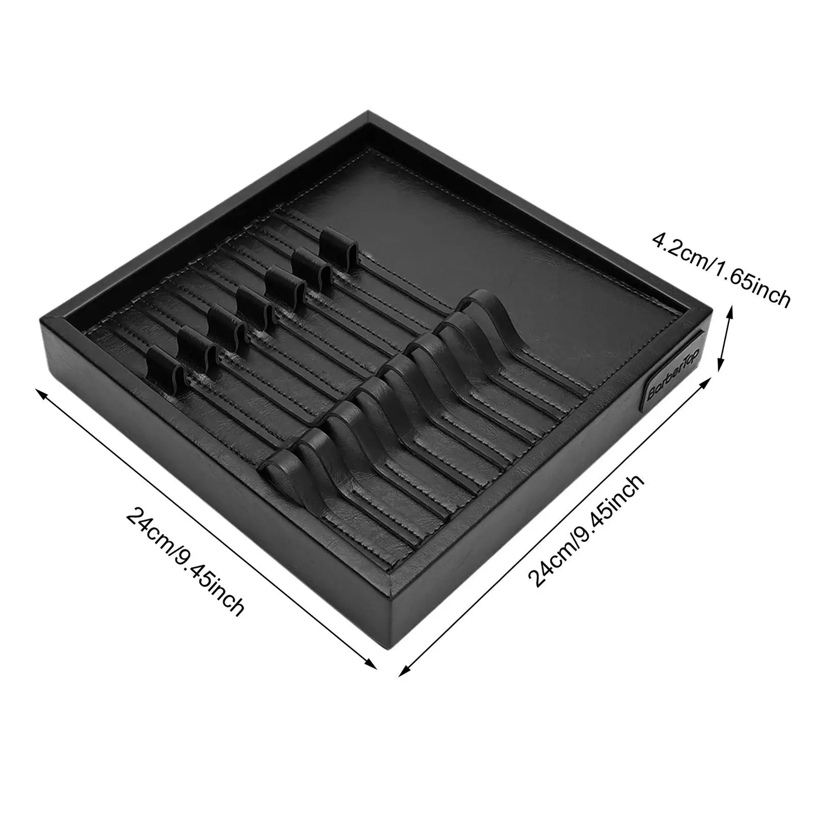 Barber Schere Halter Schere Lagerung Box Styling Werkzeug Organizer Platzsparende Ablage 7 Slot Station Haar Trimmer Halter