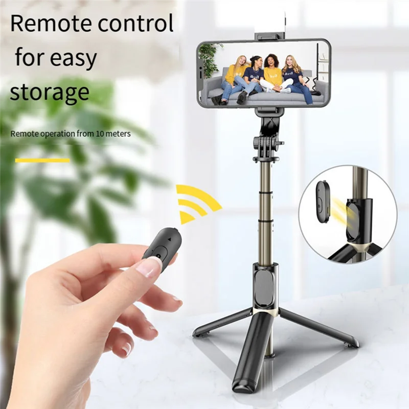 Classy-1 PCS Selfie Stick Wireless Bluetooth Selfie Stick With Fill Light Foldable Tripod For Mobile Phone For Android IOS