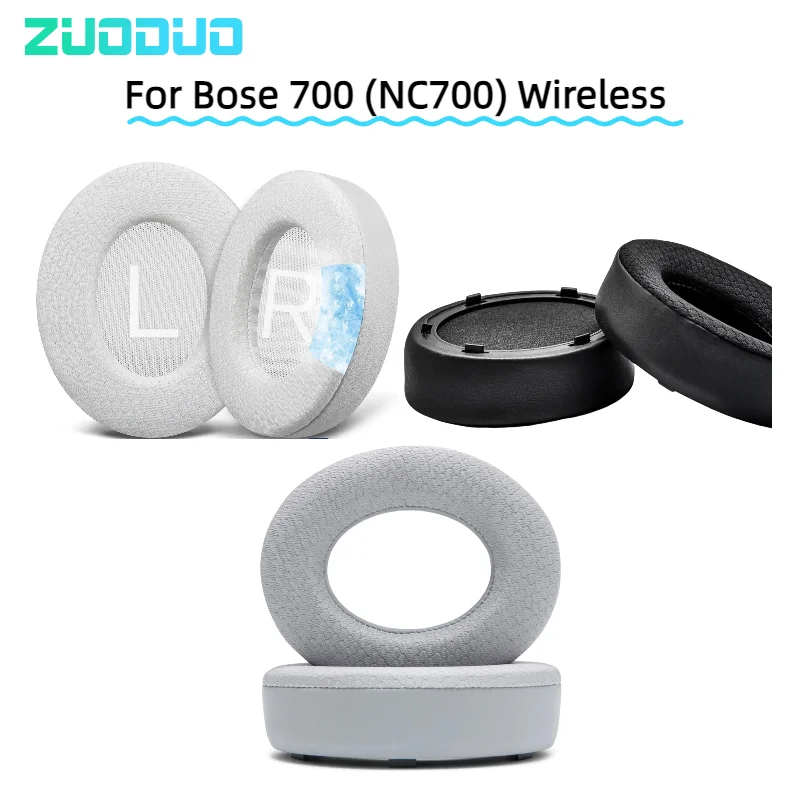 

ZUODUO Cooling Gel Football mesh Ear Pads For Bose 700 (NC700) Wireless Headphones Cover Memory Foam Ear Cushions