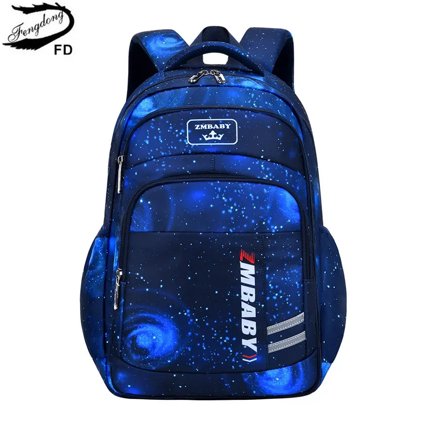 

Space Star Waterproof School Backpack for Boys Elementary Large Capacity School Bags Teenage Book Bag Student Travel Backpack