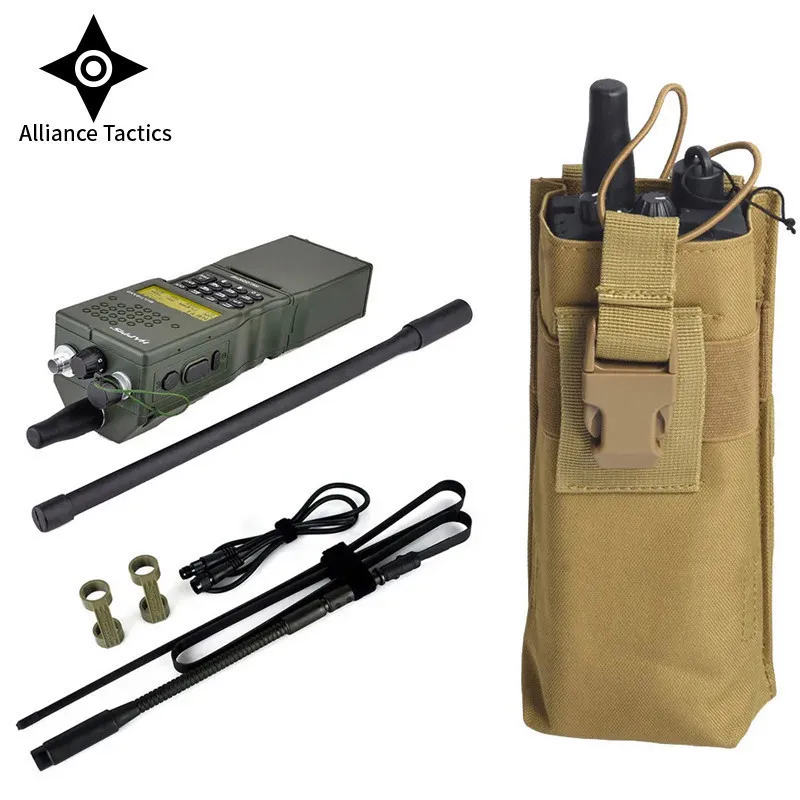 Tactical Military PRC-152 Interphone model Dummy Radio Communication Case Non-functional Virtual  Photography Prop Model