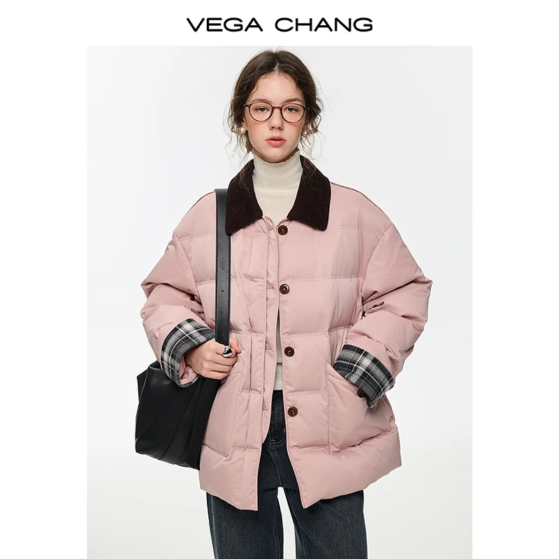 

Vega Chang New Winter Women's Velvet Warm down Jacket