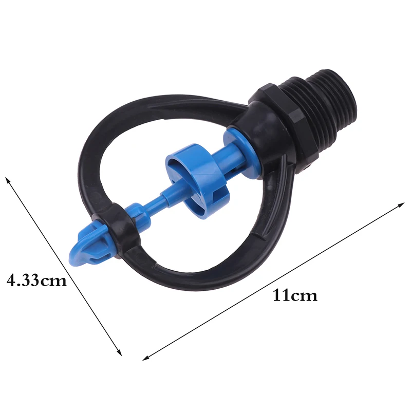 1/2 3/4 Inch Farm Sprinkler 360 Degrees Rotary Lawn Sprinklers Garden Irrigation Watering Supplies For Small-area Irrigation 1pc