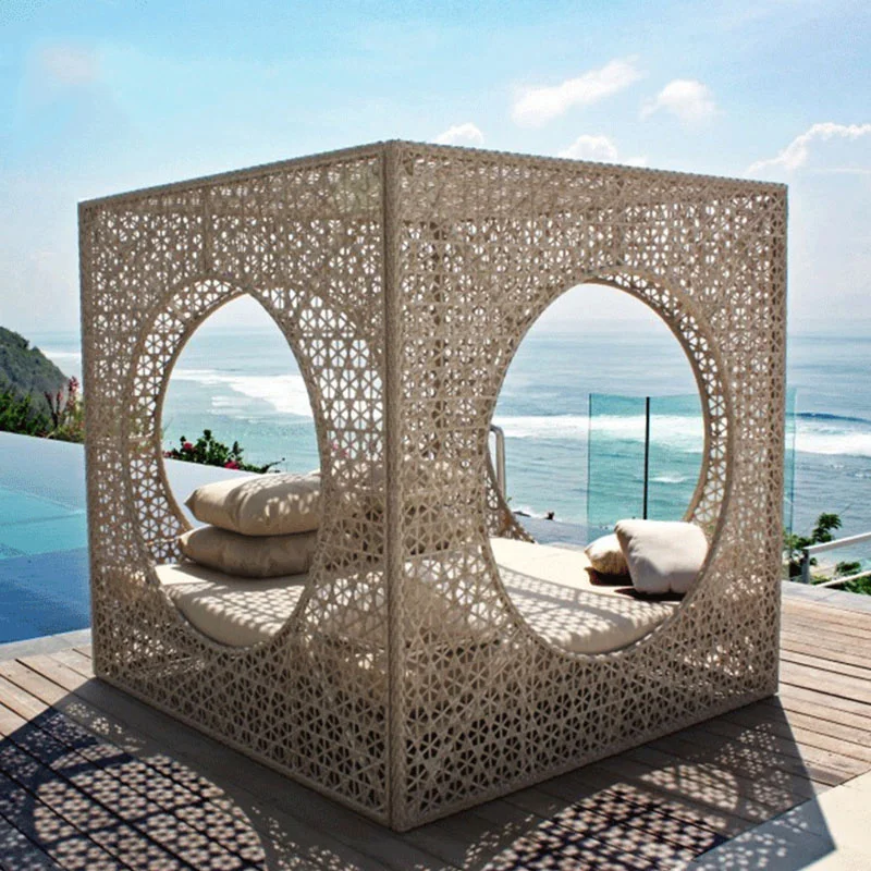 Nordic Outdoor Creative Bird's Nest Bedding Chair Beach Swimming Pool Villa Courtyard Garden Leisure Bird's Nest Bed Outdoor