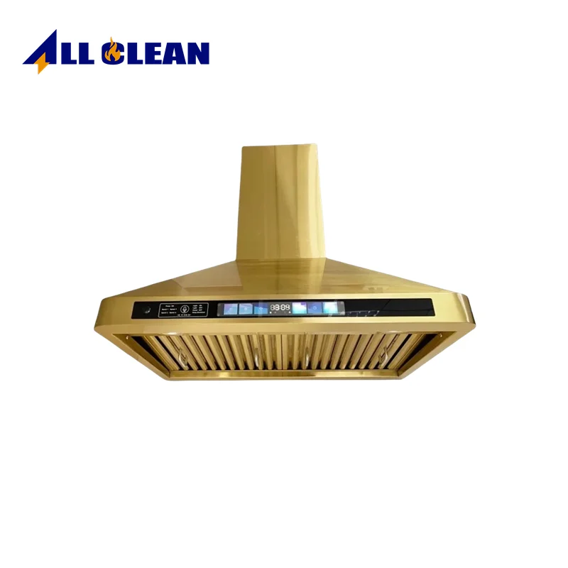 شفاط المطبخ على الحائط 450 CFM بدون ضوضاء مع وظيفة التنظيف الذاتي سهلة إطار معزز لشقق الشقوق والأسرة