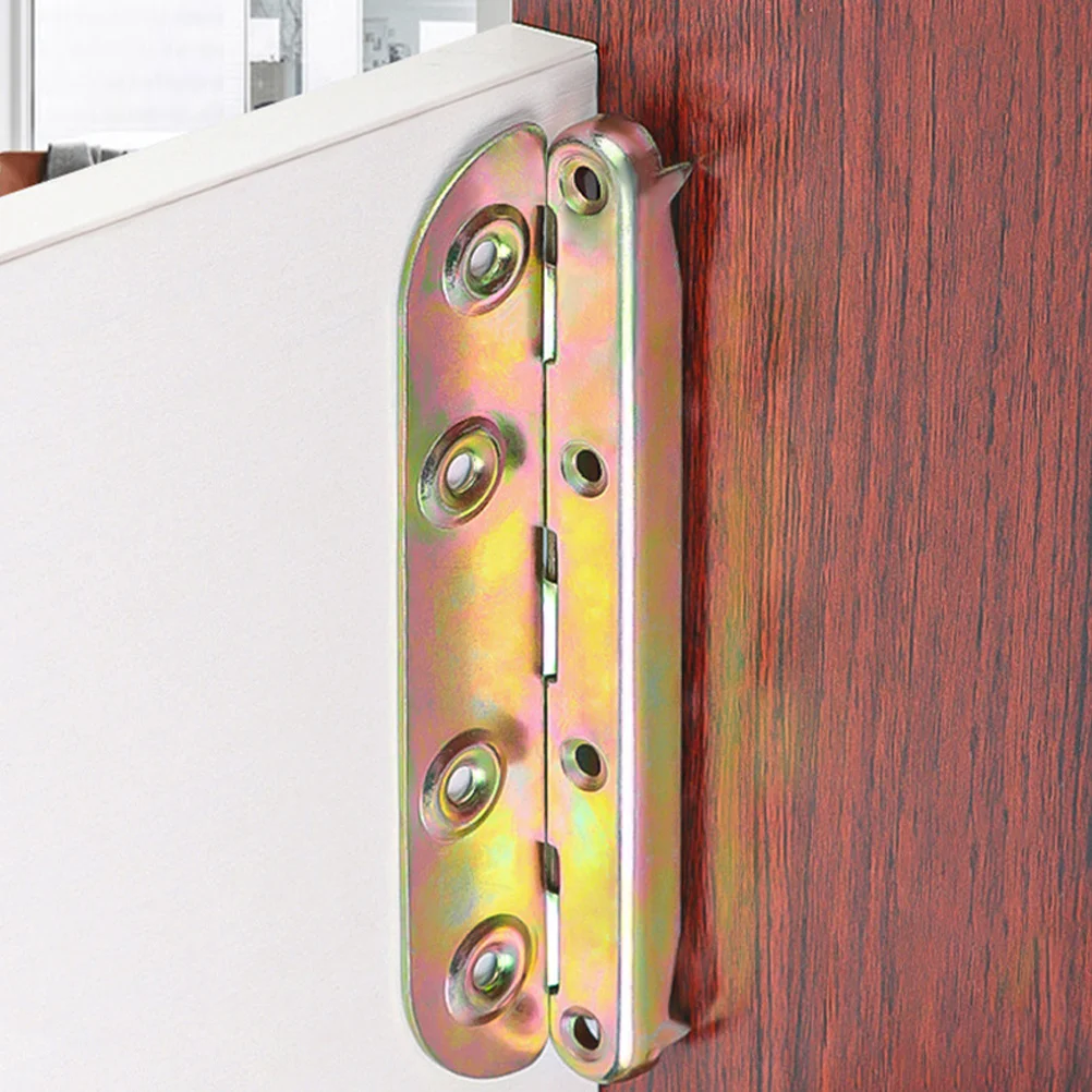 

4pcs Hinge Accessories Thickened Single Buckle Metal Bed Rail Brackets For Heavy Duty Furniture Connection Bed Frame Hardware