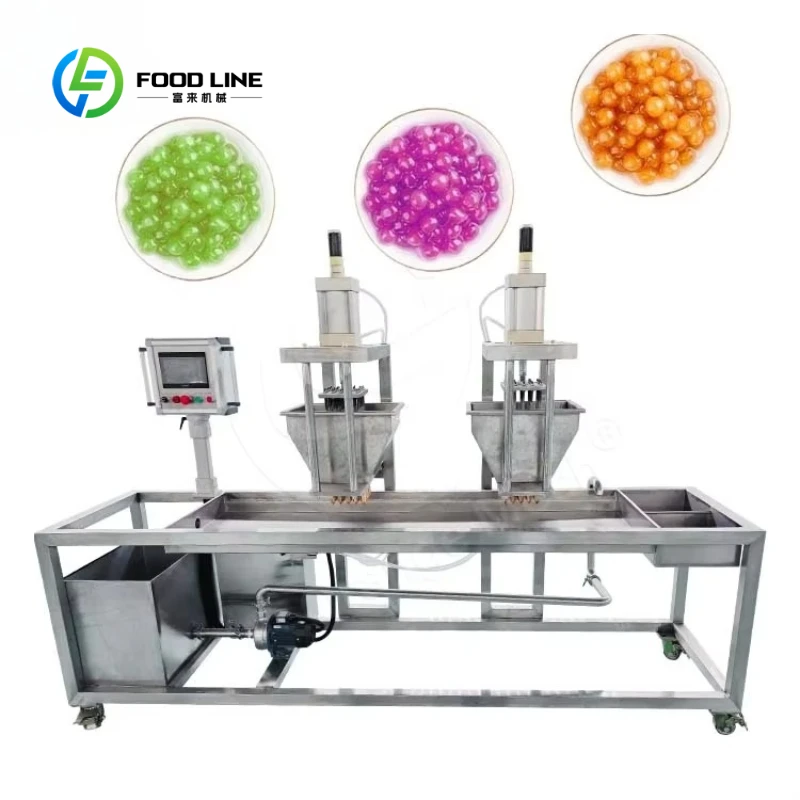 Customized Automatic Bursting Bubble Tea Pearl Fruit Jelly Ball Make Machine Pop Boba Tea Maker Machine Popping Pearl Machine