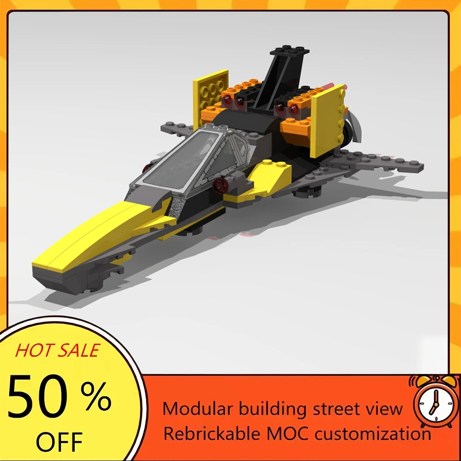 

Набор для сборки космического корабля из 109 деталей, популярная модель по мотивам фильма «Звездные войны», модульные строительные блоки, технологичный подарок, игрушка для детей, для сборки в праздники