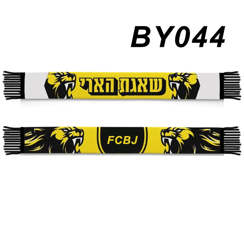 120*20 cm Size Beitar FCBJ Scarf for Fans Double-faced Knitted BY044